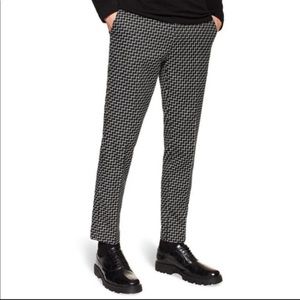 Topman Patterned Pants Skinny